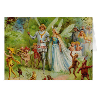 Sprookjesprins en Thumbelina in het magische hout