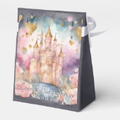 Sprookjesprinses Baby shower Bedankdoosjes (Achterkant)