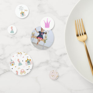 sprookjesprinses   Verjaardag gepersonaliseerde ta Confetti