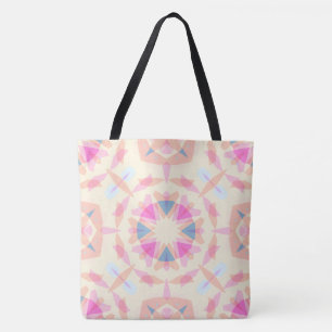 Sprookjesroze Blauw Sterpatroon Dopamine Decor Draagtas