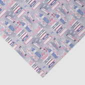 Sprookjesstapel grijze boeken tissuepapier (Detail)