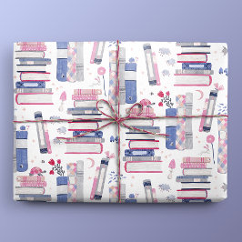 Sprookjesstapel witte boeken cadeaupapier