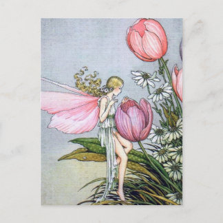 Sprookjestulpen Vintage Illustratie Briefkaart