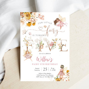 Sprookjesverjaardagsfeest Uitnodiging