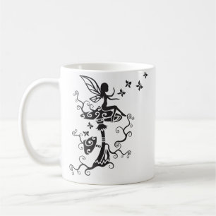 Sprookjesvlinders Paddenstoelen Elf Magie Wicca Na Koffiemok