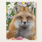 Sprookjesvos in het bloemenveld planner (Achterkant)