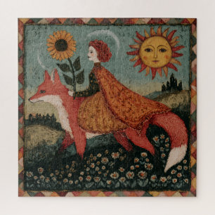 Sprookjesvrouw en Vos Legpuzzel