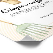 Sprout baby shower - luierverloting poster (Hoek)