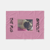 Sprout de stekker fleece deken (Voorkant (Horizontaal))