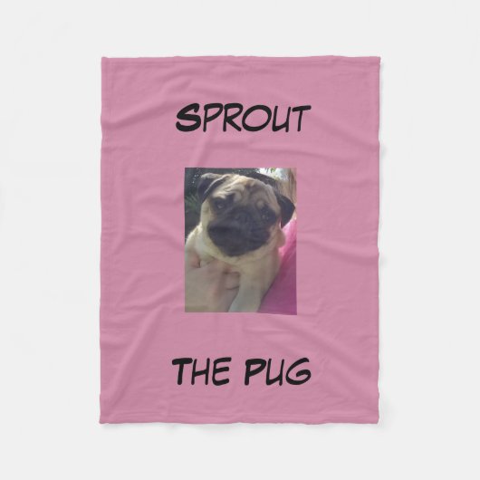 Sprout de stekker fleece deken (Voorkant)