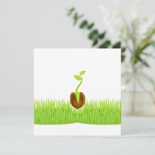 Sprout ! Faire-part (Debout devant)