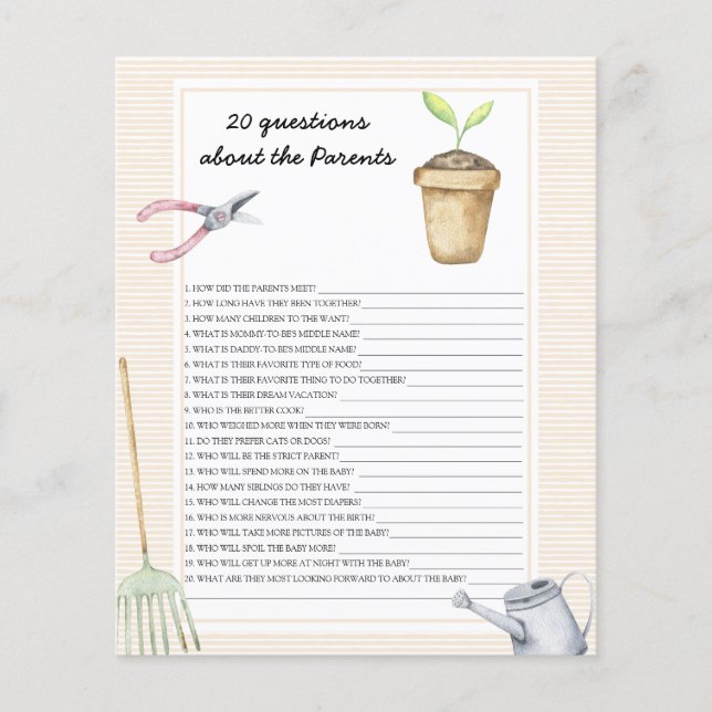 Sprout - spelletjes - 20 vragen over de ouders (Voorkant)