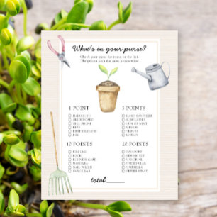 Sprout - Wat zit er in je tas baby shower spel