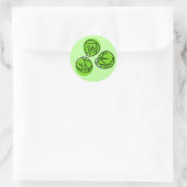 Sprouts Ronde Sticker (Tas)