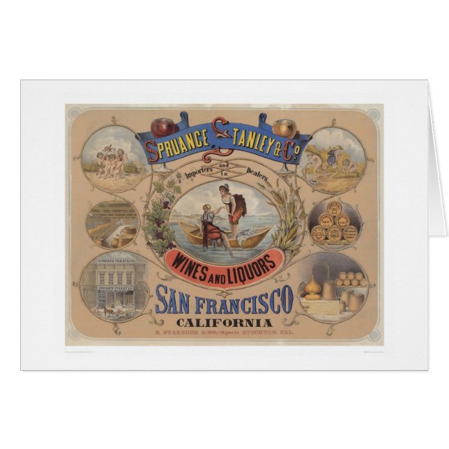 Spruance Stanley et Cie., vins et boissons (Devant horizontal)