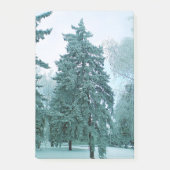 Spruce-boom met ijs post-it® notes (Voorkant)