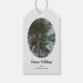 Spruce-boomtak Cadeaulabel (Voorkant)
