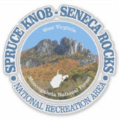 Spruce Knob - Seneca Rocks NRA Sticker (Voorkant)