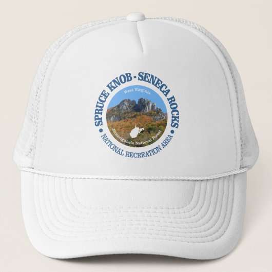 Spruce Knob - Seneca Rocks NRA Trucker Pet (Voorkant)
