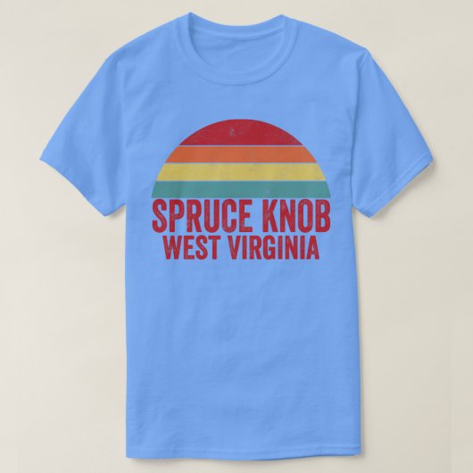 Spruce Knob West Virginia T-shirt (Design voorkant)