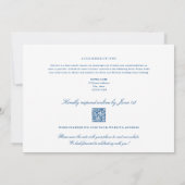 Spruce Point Inn all-in-one QR-code RSVP Bruiloft Kaart (Achterkant)