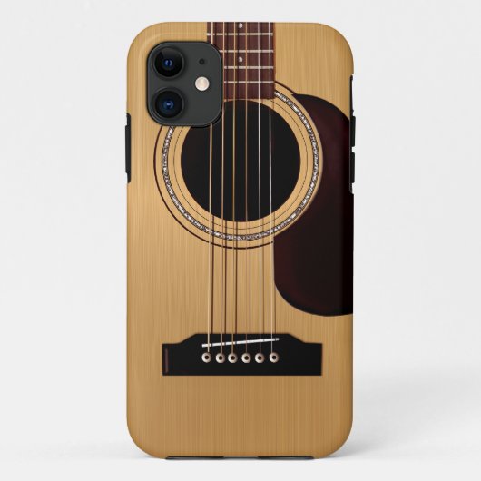 Spruce Top Acoustic Guitar Case-Mate iPhone Case (Achterkant)