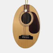 Spruce Top Acoustic Guitar Keramisch Ornament (Links)