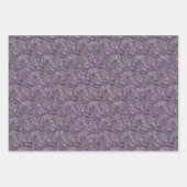 Spruce Tree in Paarse Natuur Pattern Inpakpapier Vel (Voorkant 3)
