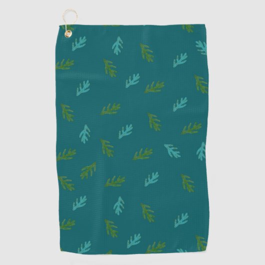 Spruce Twigs - Scent of a forest Golfhanddoek (Voorkant)
