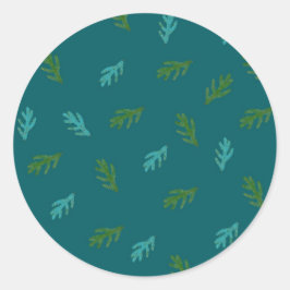 Spruce Twigs - Scent of a forest Ronde Sticker