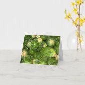 Spruitjes Kaart (Gele Bloem)