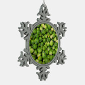 spruitjes tin sneeuwvlok ornament (Links)