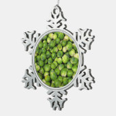 spruitjes tin sneeuwvlok ornament (Rechts)