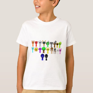 Sprunki Fase 1 - Simon Oren Funbot Pinki Wenda T-shirt