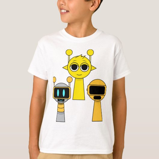 Sprunki - Simon Garnold Funbot T-shirt (Voorkant)