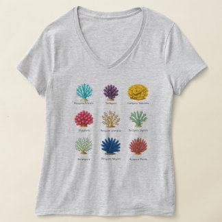 SPS Coral ID Botanisch Illustratie T-shirt