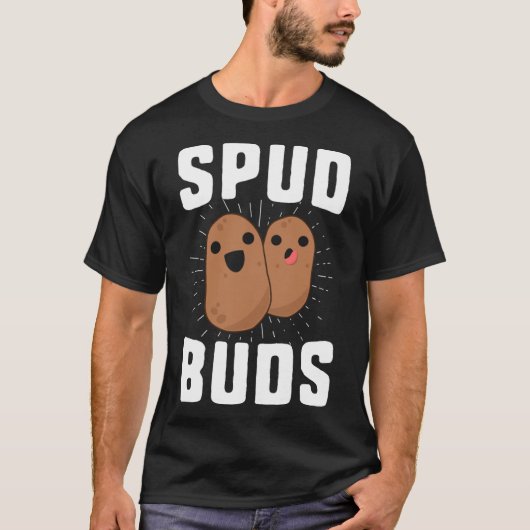 Spud Buds Funny Potato T-Shirt Friend Team Vegetab (Devant)