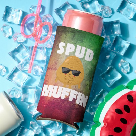 Spud Muffin Funny Potato Pun (Insitu Zomer)