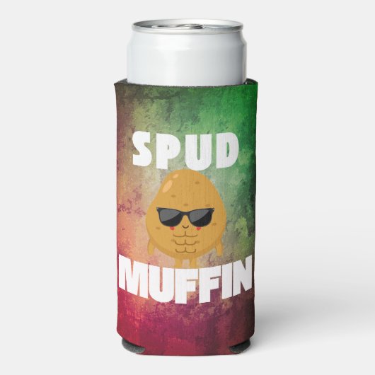 Spud Muffin Funny Potato Pun (Seltzer Achterkant)