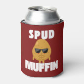 Spud Muffin Funny Potato Pun Blikjeskoeler (Blikje Voorkant)