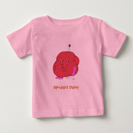 Spudgirl Daisy bébé à manches longues t-shirt (Devant)