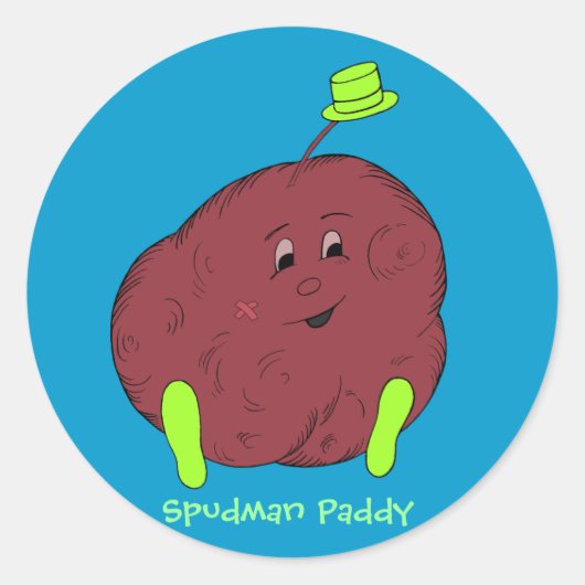 Spudman Paddy sticker (Voorkant)