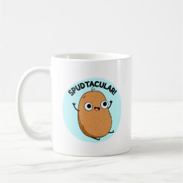 Spudtacular Funny Potato Pun Koffiemok