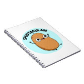 Spudtacular Grappige Aardappel Grappenmakerij Notitieboek (Rechterzijde)