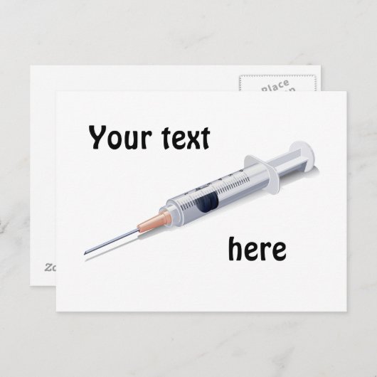 Spuit - kaart (Voorkant / Achterkant)