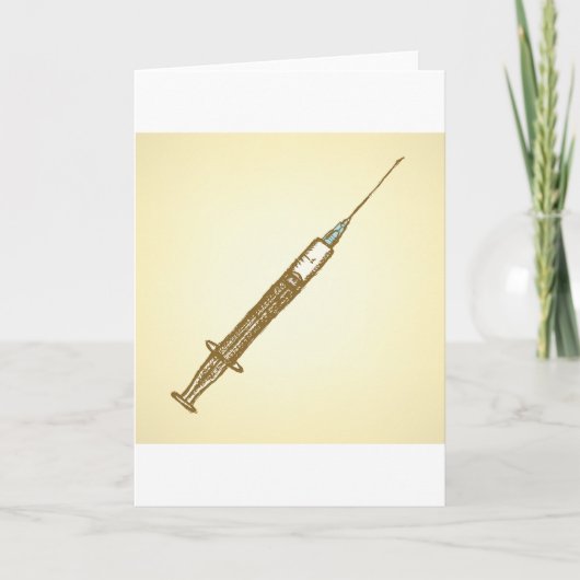  spuit Medical Healthcare Sketch Kaart (Voorkant)