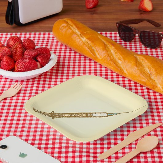  spuit Medical Healthcare Sketch Papieren Bordje