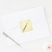 spuit Medical Healthcare Sketch Vierkante Sticker