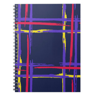 Spuit. Naadloze sleepstaven. Abstracte textuur w Notitieboek