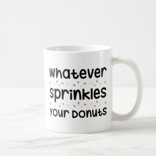 Spuit Strooigoed op Uw Donuts Koffiemok